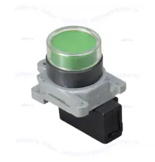 Зелёная кнопка с LED XB4BW33B5, 24V AC/DC