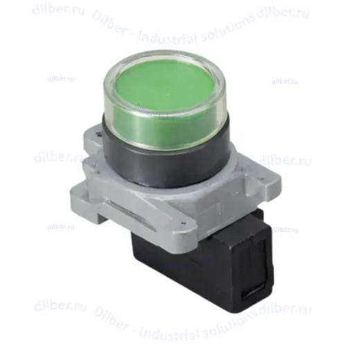 Зелёная кнопка с LED XB4BW33B5, 24V AC/DC