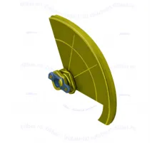 Защитный кожух для пилы Yilmaz KD 402, правый
